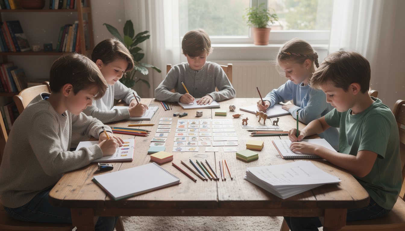 découvrez 5 jeux d'écriture ludiques et créatifs pour enfants, parfaits à pratiquer en classe ou à la maison, afin de stimuler leur imagination et améliorer leurs compétences en écriture.