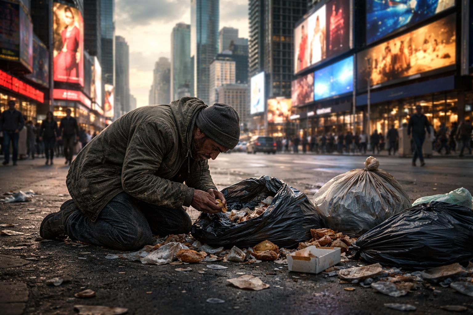 découvrez comment la faim influence les choix et justifie parfois des moyens controversés dans le contexte du monde moderne.