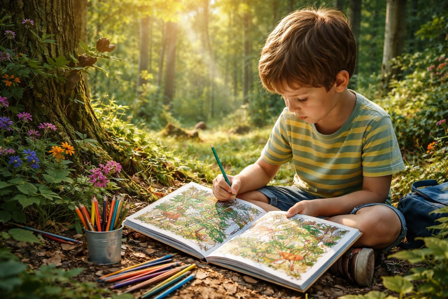 découvrez comment le coloriage de la forêt favorise la créativité des enfants en stimulant leur imagination, leur concentration et leur amour de la nature à travers une activité ludique et éducative.