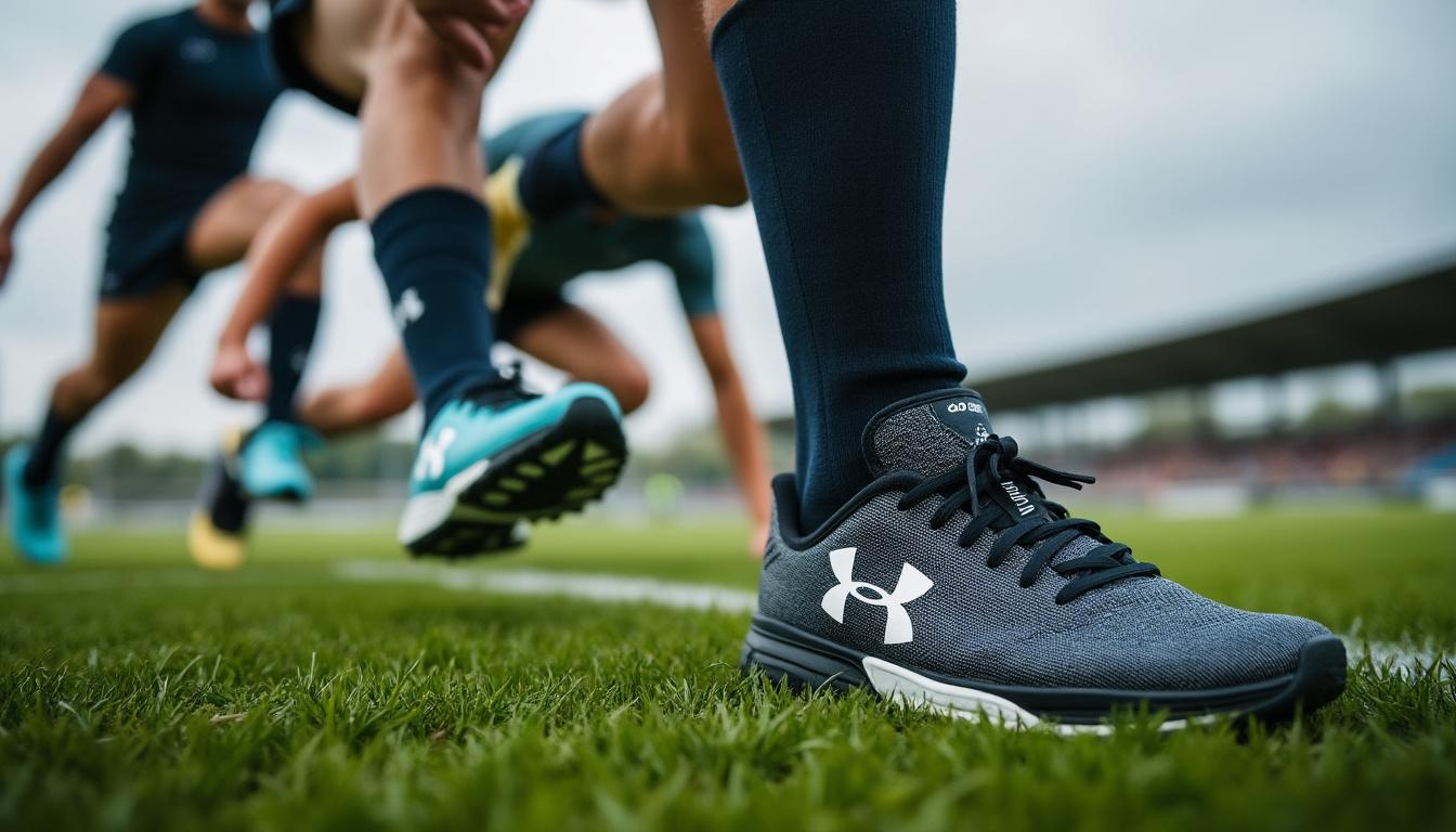 découvrez comment les crampons ua nitro low d rugby homme optimisent votre jeu sur le terrain, alliant confort, traction et légèreté pour améliorer vos performances lors de chaque match.