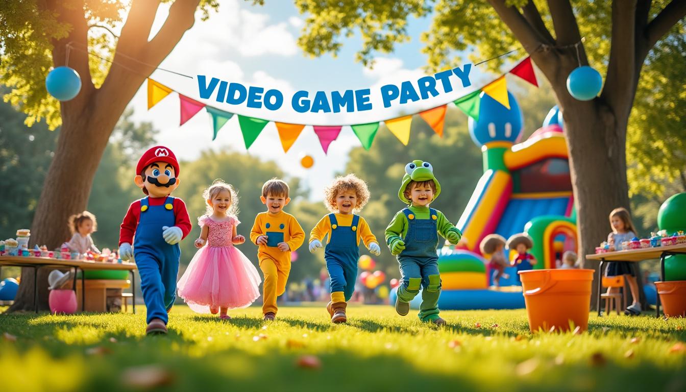 découvrez des astuces pratiques pour organiser une fête pour enfants inoubliable inspirée des jeux vidéo, avec des idées de déco, activités et animations ludiques.