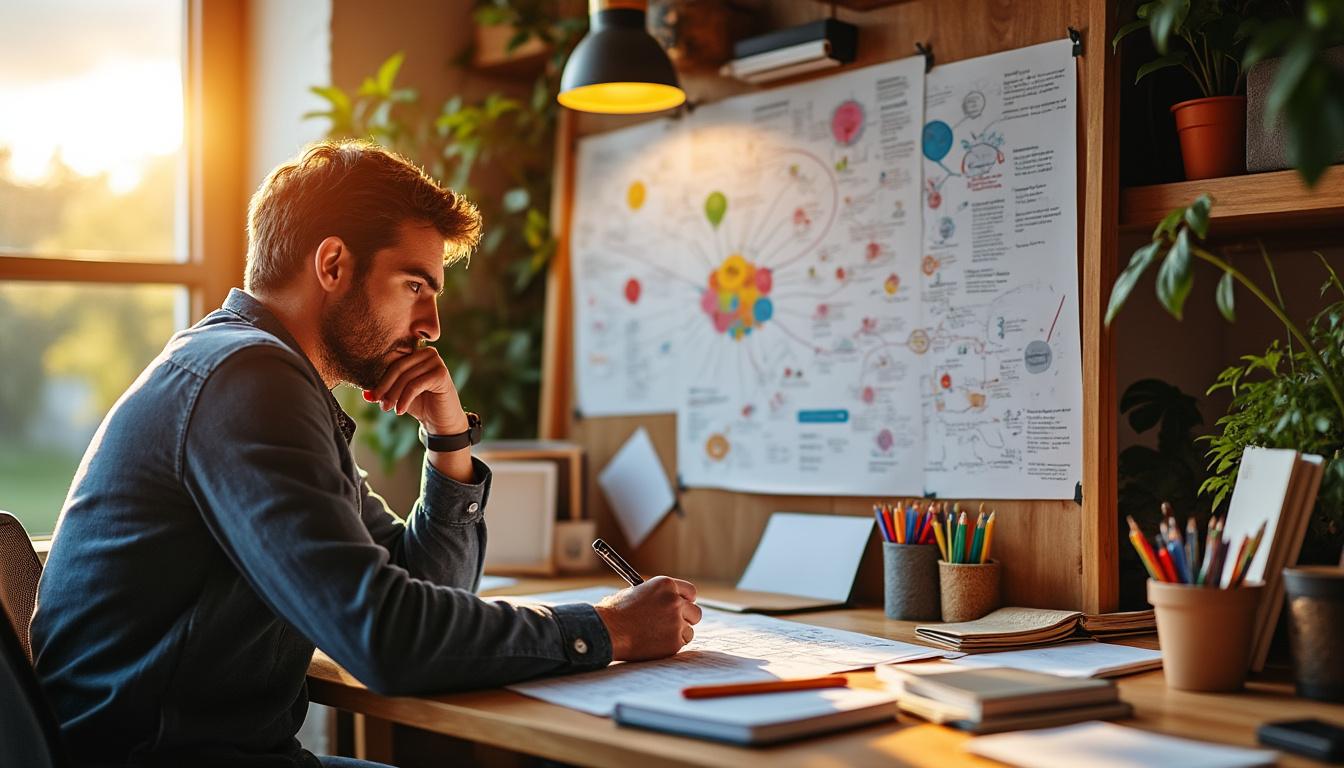 découvrez comment une carte mentale peut stimuler votre créativité en organisant vos idées de manière visuelle et efficace.