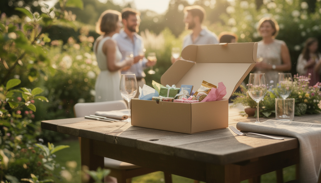 plongez dans l'univers enchanté de la boîte surprise à emporter, idéale pour sublimer vos événements avec des surprises inédites et personnalisées.