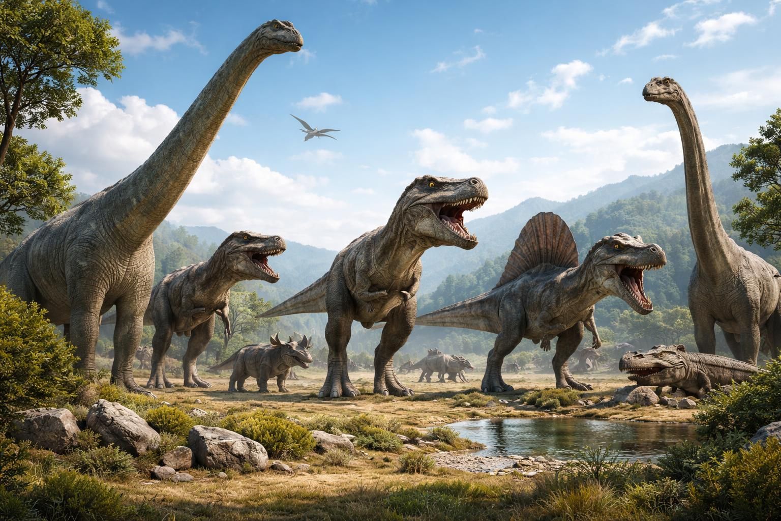 explorez le top 10 des plus grands dinosaures et découvrez leurs tailles impressionnantes dans cet article fascinant.