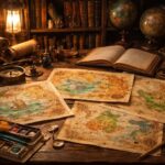 plongez dans l'histoire captivante des cartes au trésor à colorier et découvrez leur évolution à travers les siècles.