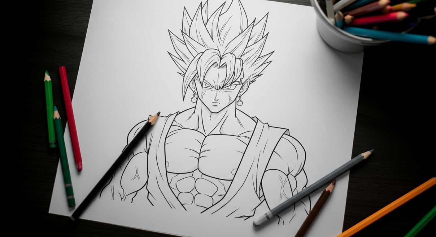 Dragon Ball Z à colorier