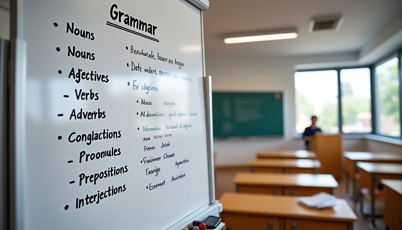 découvrez un tableau pratique pour élaborer la classe grammaticale en français, conçu pour faciliter vos cours et aider vos élèves à maîtriser les notions essentielles de la grammaire.
