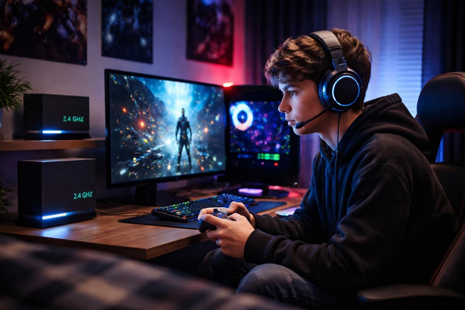 découvrez quelle fréquence wi-fi freebox choisir entre 2,4 ghz et 5 ghz pour optimiser le gaming de votre ado, avec conseils pratiques et comparatif.