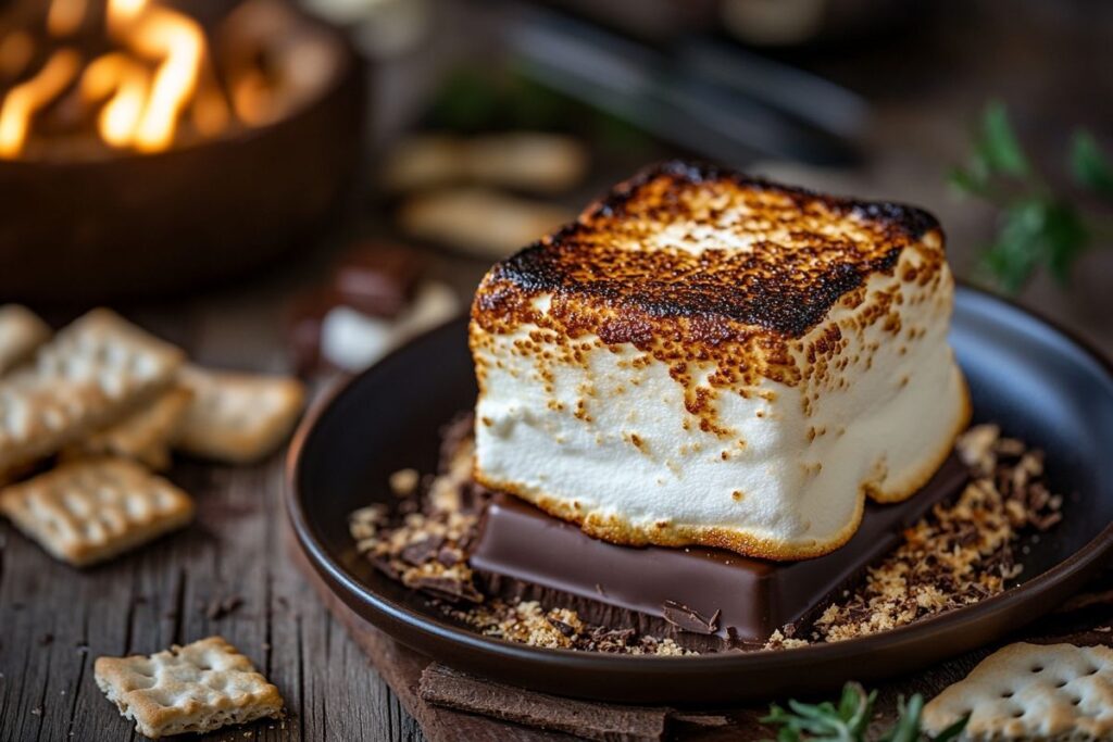 Griller un chamallow au chalumeau de cuisine : une expérience gourmande !