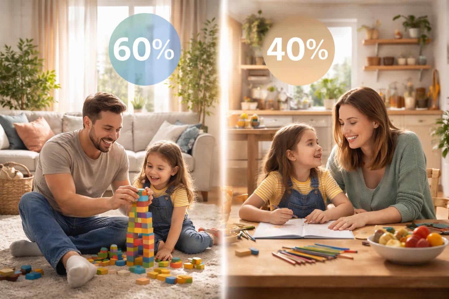 découvrez notre guide pratique pour réussir un exemple de garde partagée 60/40, avec des conseils clairs et des astuces pour un équilibre harmonieux entre parents.