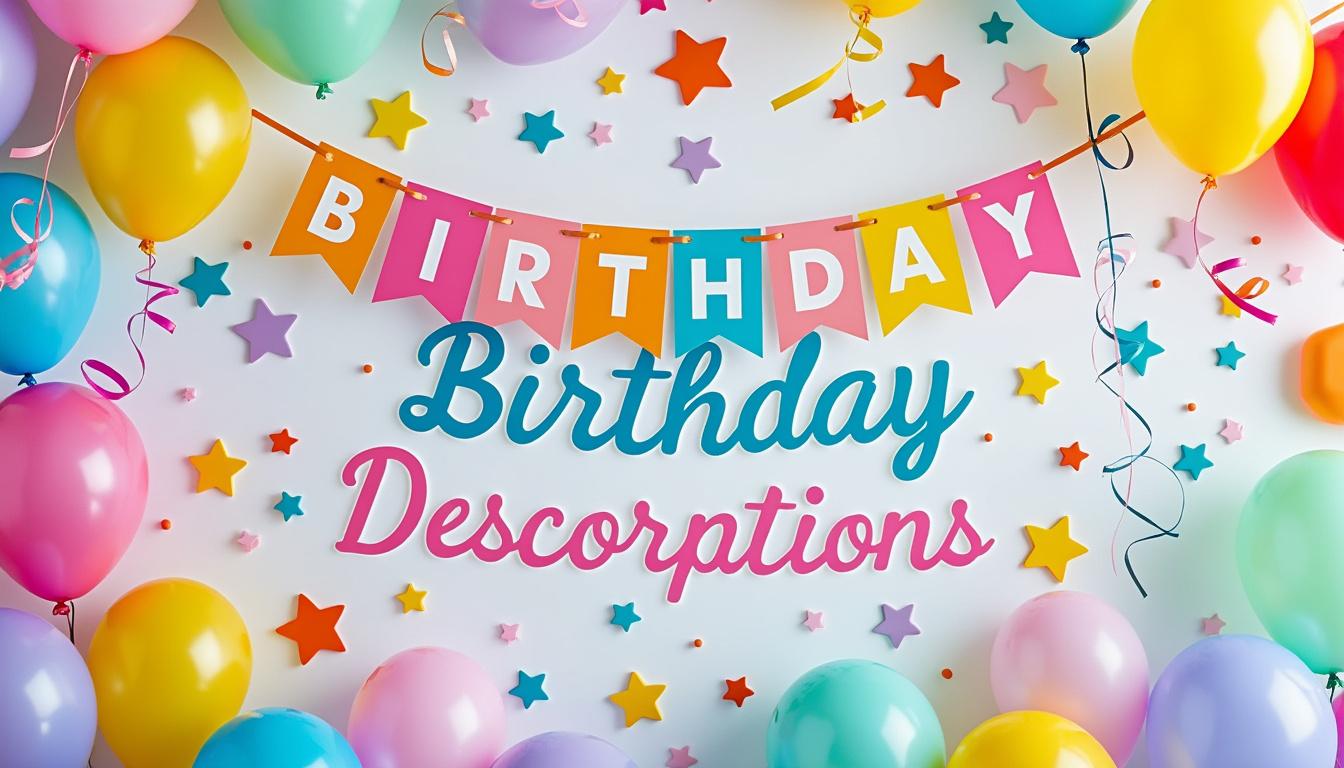 découvrez notre guirlande joyeux anniversaire d'enfant personnalisable pour une décoration festive et stylée qui ravira petits et grands lors de toutes vos célébrations.