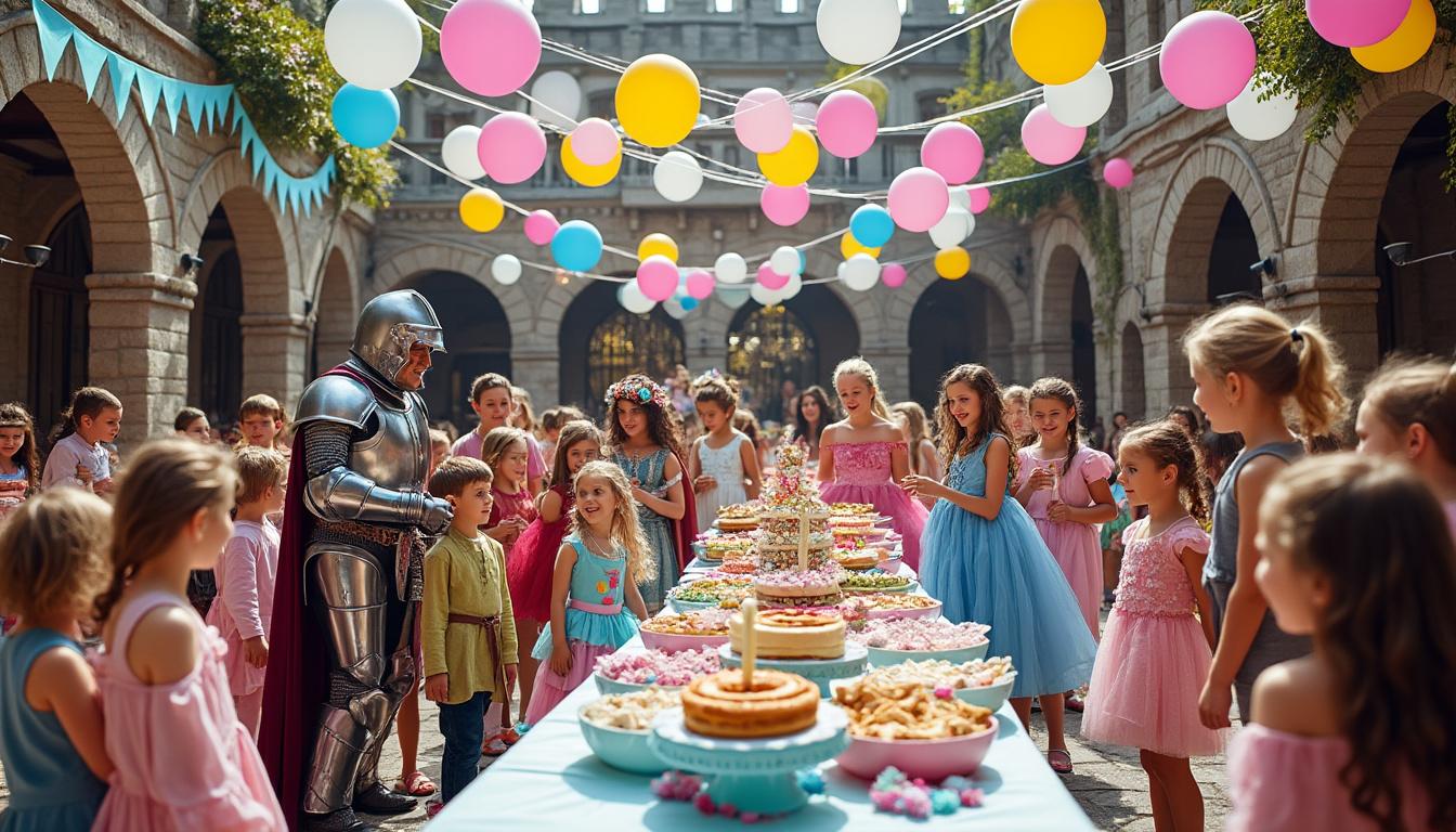 découvrez des idées créatives et magiques pour organiser une fête d'enfants inoubliable dans un château à thème, avec des activités amusantes et une ambiance féerique.