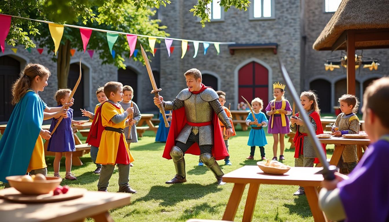 découvrez des idées créatives et magiques pour organiser une fête d'anniversaire inoubliable dans un château à thème, parfaite pour émerveiller les enfants.