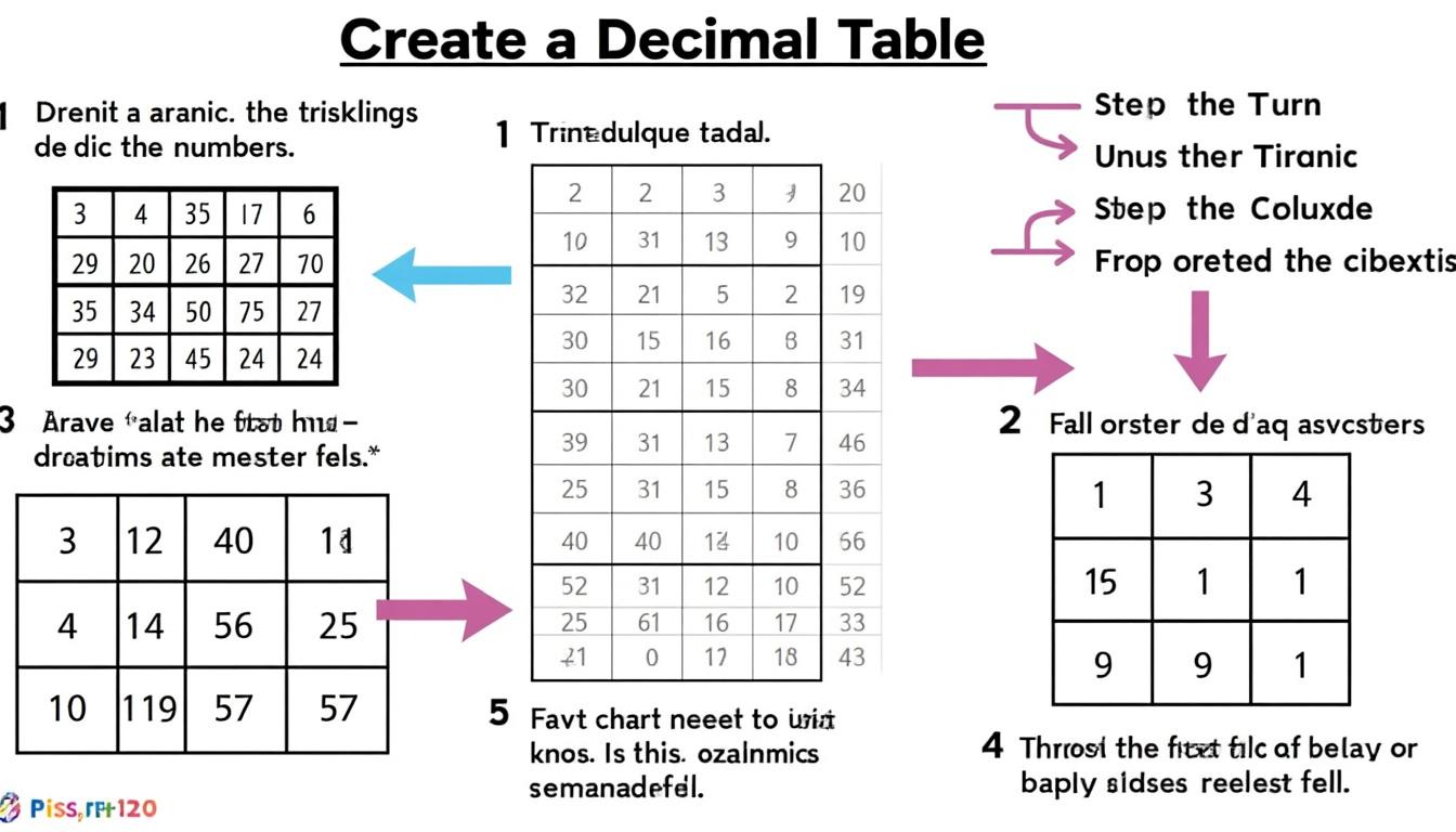 découvrez comment un tableau décimal à imprimer facilite l'apprentissage des mathématiques, aide les élèves à visualiser les nombres et à mieux comprendre le système décimal lors de vos leçons en classe ou à la maison.
