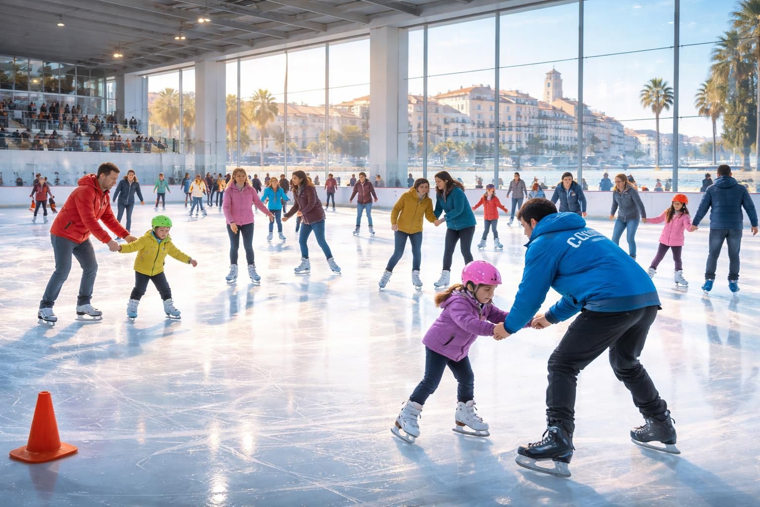 découvrez des leçons de patinage adaptées à tous les âges à la patinoire d'antibes. apprenez à glisser en toute sécurité et amusez-vous en famille ou entre amis.