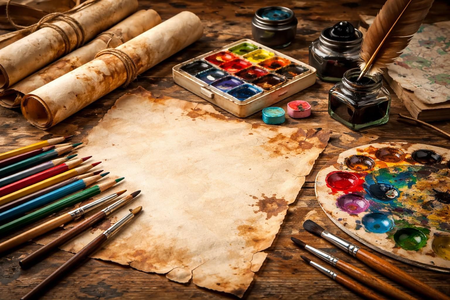 découvrez les matériaux essentiels pour réussir un dessin en couleur d'une carte au trésor, alliant créativité et précision pour un résultat captivant.