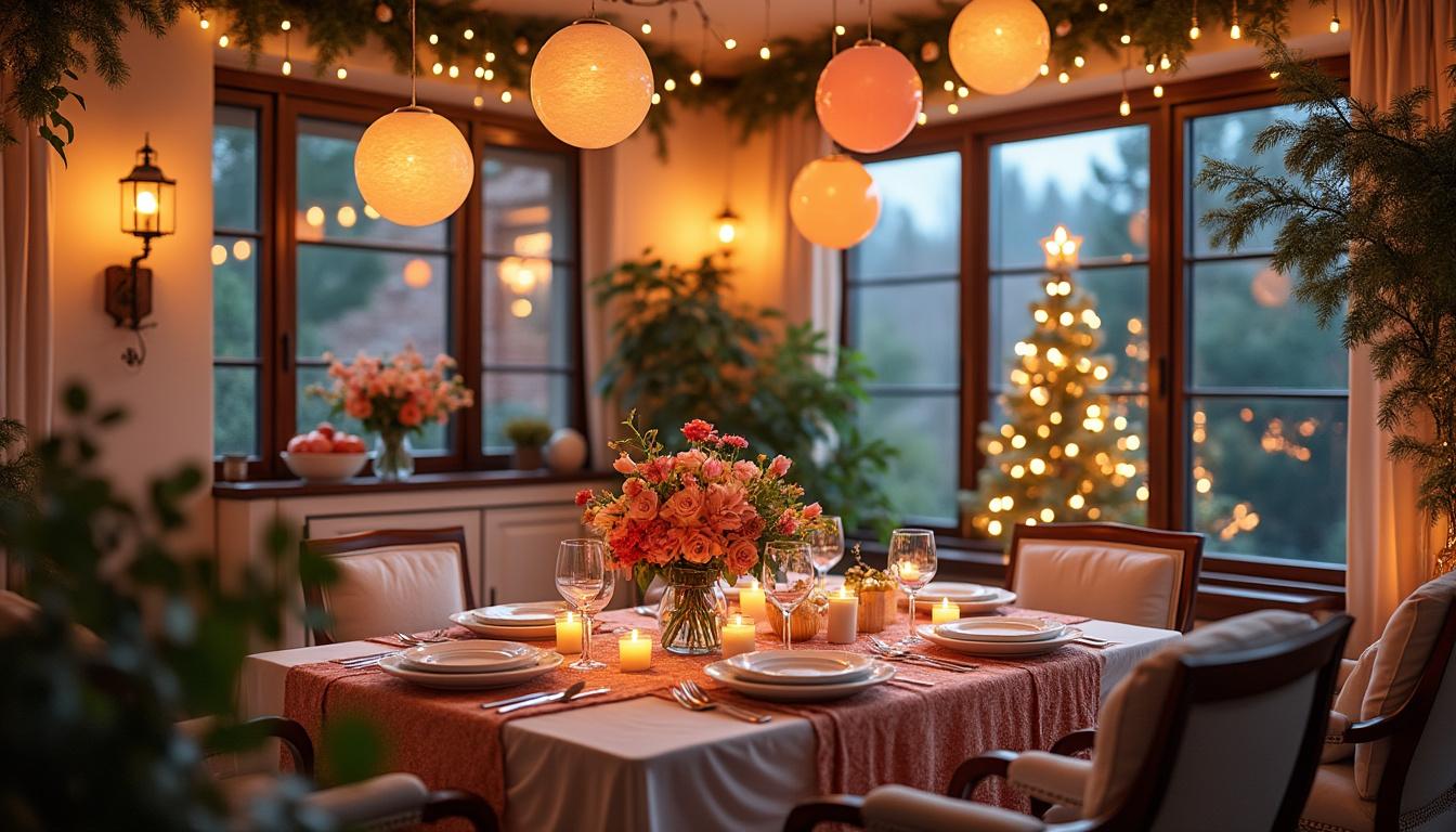 découvrez les meilleures idées pour créer une ambiance festive et joyeuse à la maison, parfaite pour célébrer en famille ou entre amis avec gaieté et convivialité.
