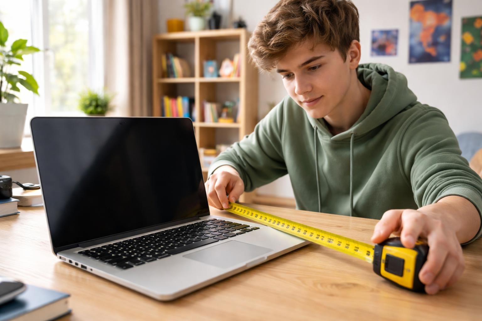 apprends facilement à mesurer la taille d’un pc portable avec notre guide simple et amusant, spécialement conçu pour les ados.