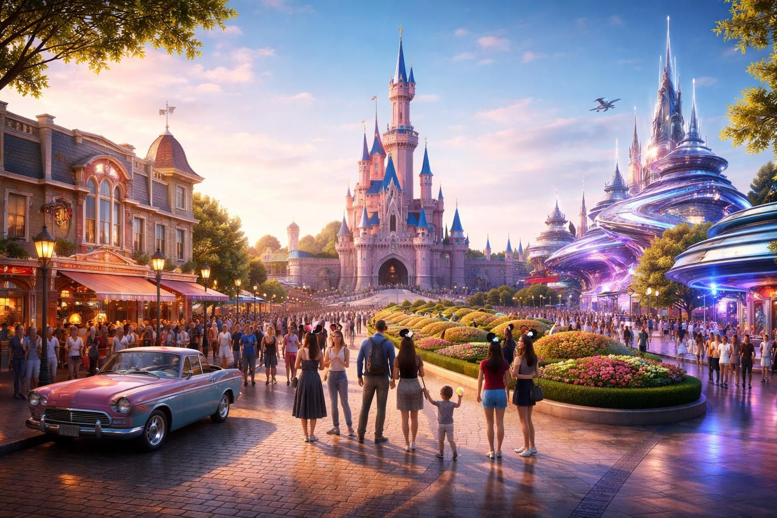 découvrez où se trouvent les parcs disneyland à travers le monde et explorez leurs différentes époques et thèmes uniques.