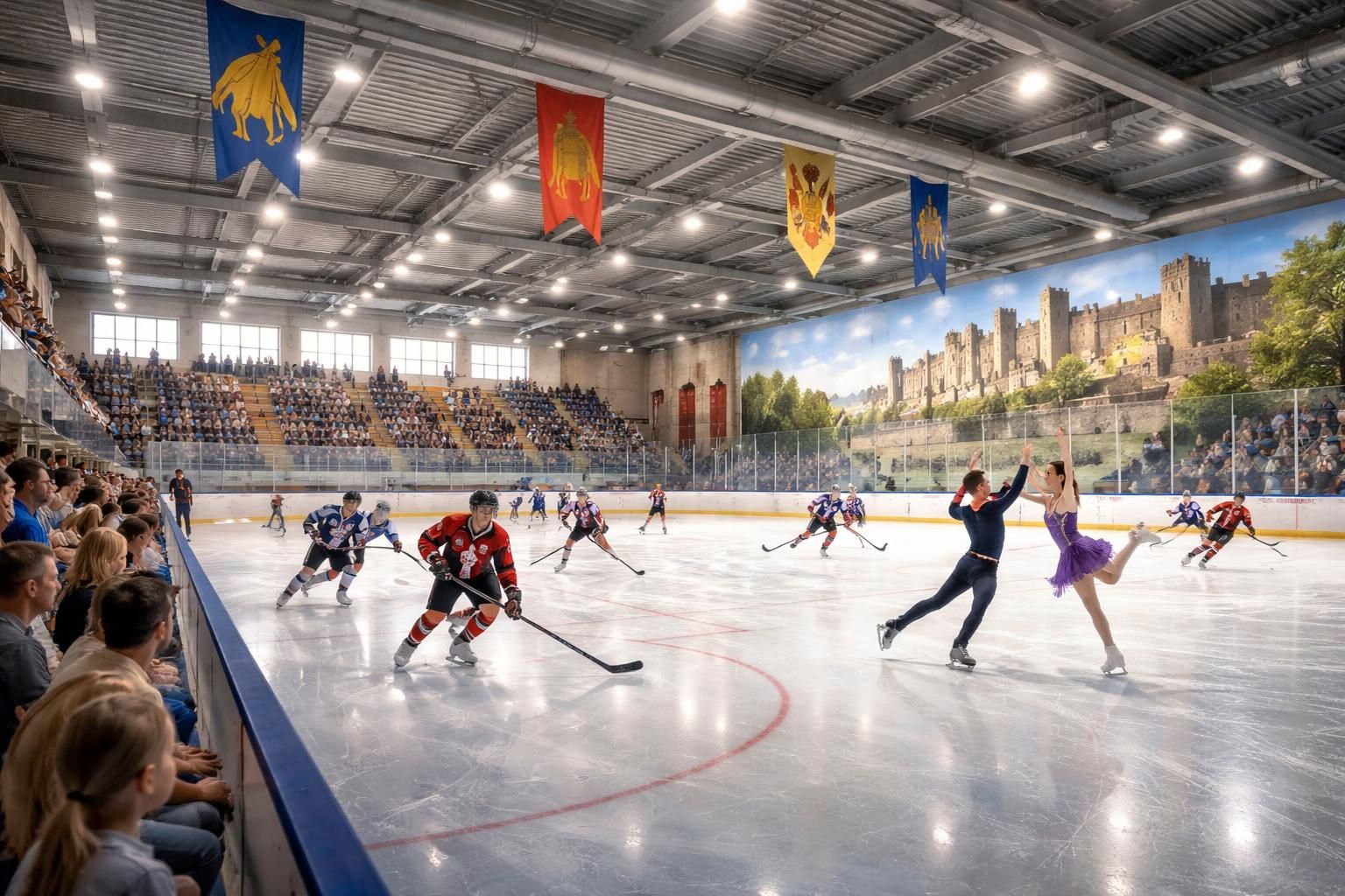 découvrez la patinoire de carcassonne, un espace convivial où les passionnés de hockey sur glace et de patinage artistique se retrouvent pour partager leur passion et pratiquer leurs disciplines préférées.