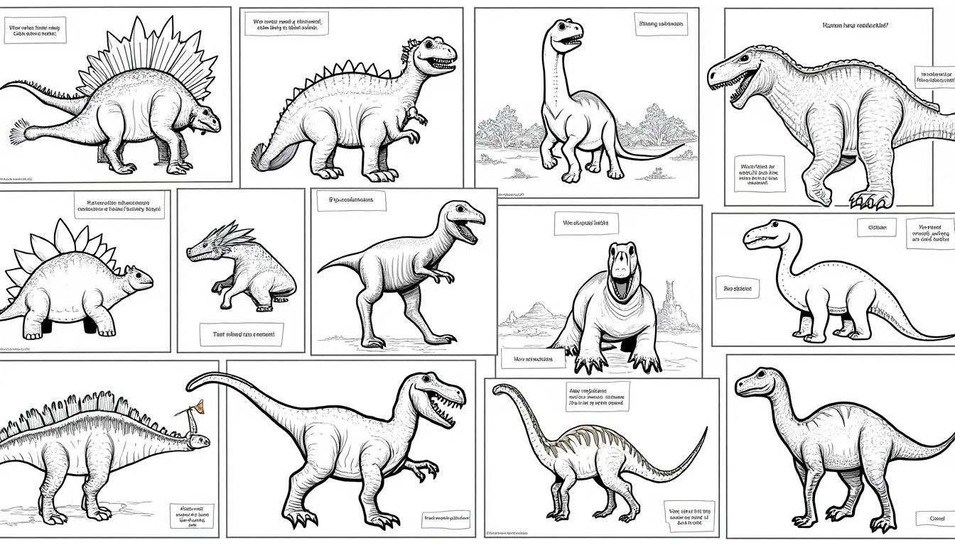 découvrez nos coloriages dinosaure à imprimer en pdf pour stimuler l'imagination des enfants tout en s'amusant. téléchargez facilement et laissez libre cours à la créativité !