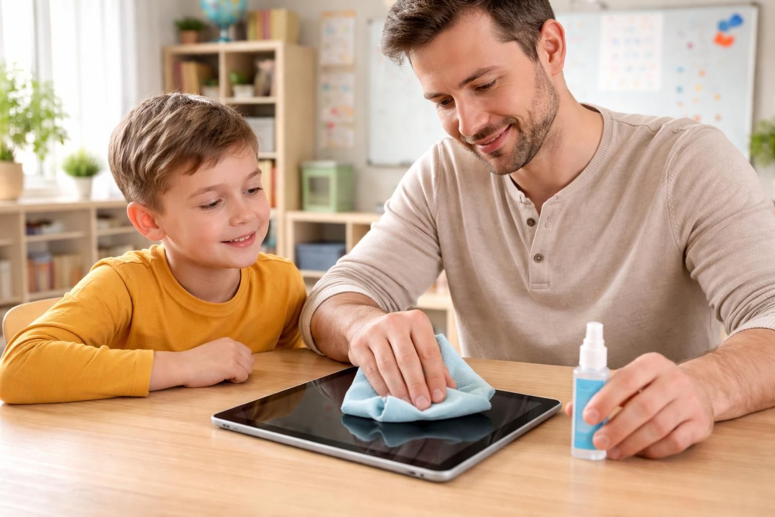 apprenez à désinfecter vos tablettes efficacement sans les abîmer, que ce soit à la maison en famille ou à l'école, grâce à nos conseils simples et sécurisés.