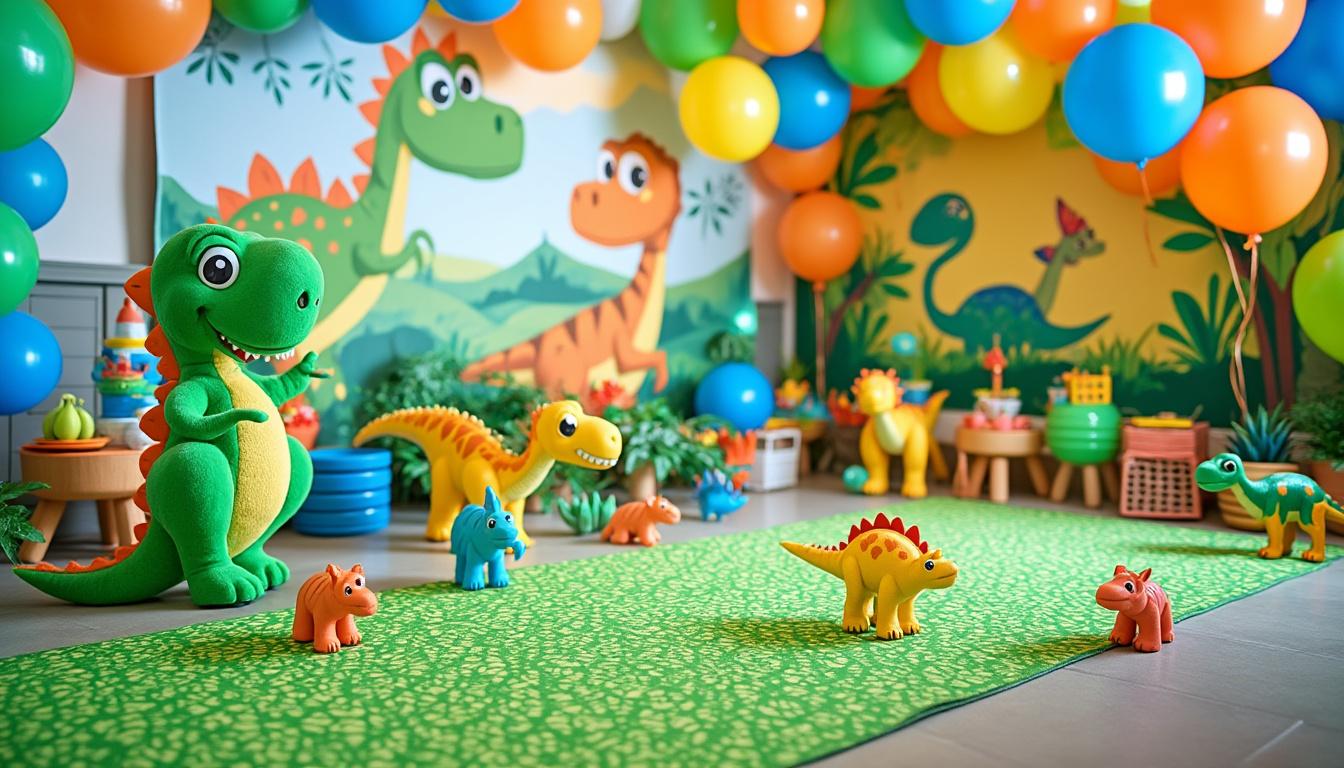 découvrez le top 10 des thèmes de fête pour enfants autour des dinosaures, des idées originales et amusantes pour une célébration inoubliable qui ravira petits et grands fans de ces créatures préhistoriques.