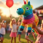apportez joie et excitation à votre fête pour enfants avec une piñata remplie de surprises amusantes et colorées. le moyen parfait pour divertir les petits invités !