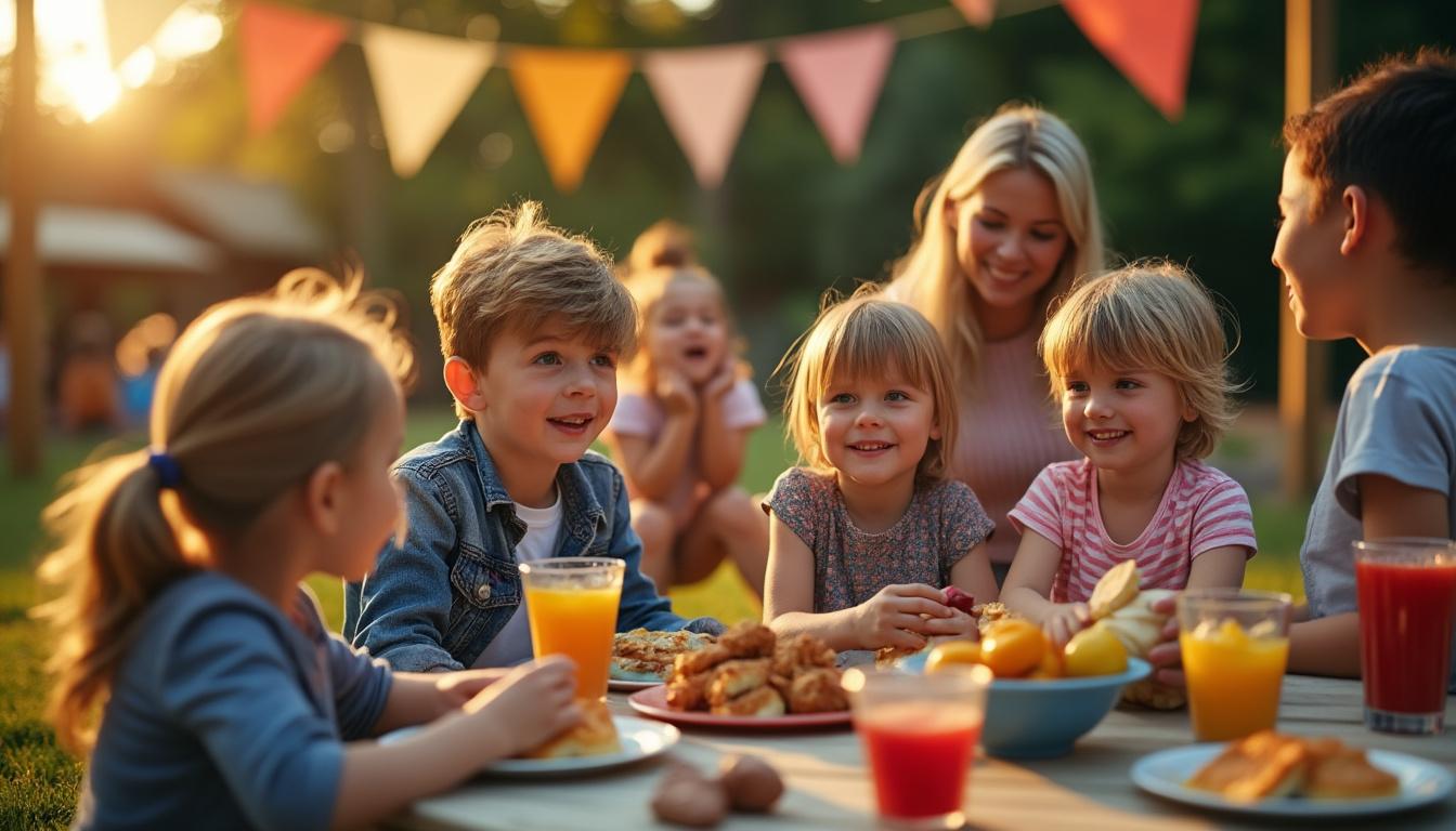 organisez une fête inoubliable pour enfants dans une aire de jeux sécurisée, idéale pour votre prochain événement familial. moments de joie garantis !