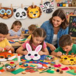 atelier de masques d'animaux