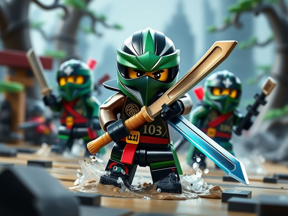 coloriage ninjago