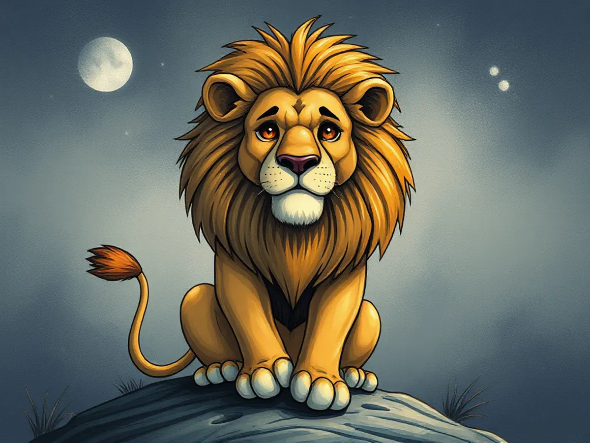 coloriage roi lion