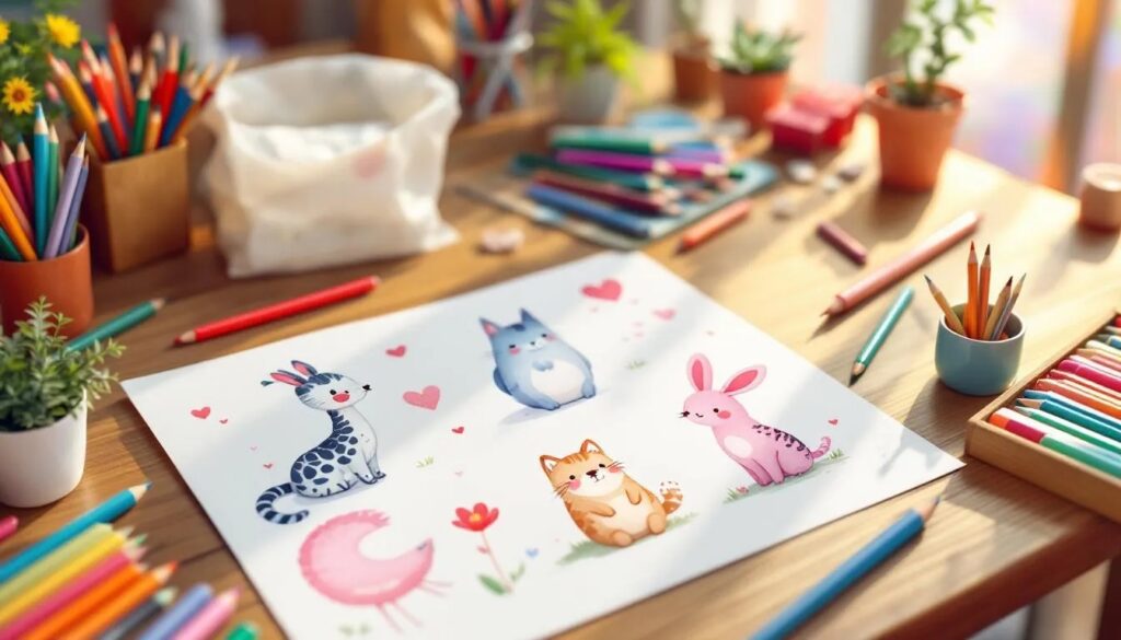 dessin kawaii animaux