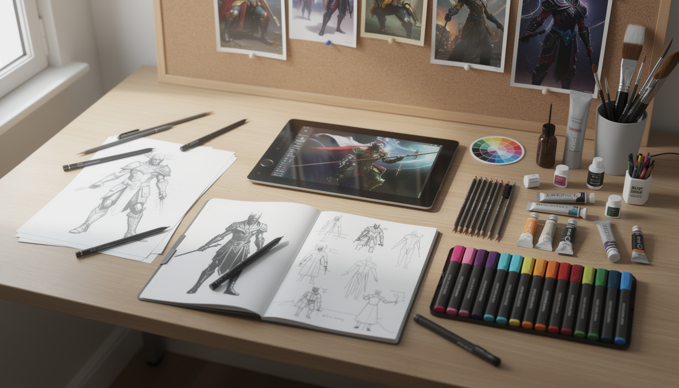 réaliser dessin de Luigi